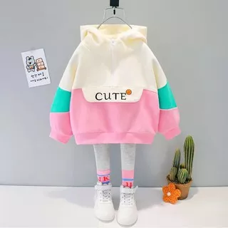 Sweater Anak Cute Sweater Fleece Hoodie Anak Baju Anak Peremuan