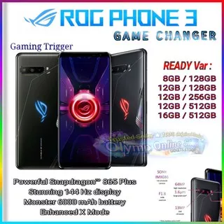 Asus ROG phone 3 (5G) - ROG Phone 3 Snapdragon 865+ Plus - Gaming Phone 100% Original BNIB