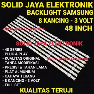 BACKLIGHT SAMSUNG UA 48J5000 48J5100 48M5000 AK 48 INCH INC 8K 3V LAMPU BL TV LED 48INC IN 48J5000AK