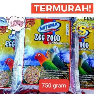 EGG FOOD NUTRIMA TERMURAH PAKAN BURUNG LOVEBIRD KENARI