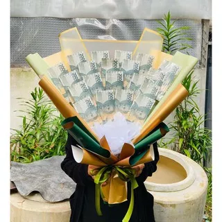 MONEY BOUQUET - BUCKET BUKET UANG KERTAS ASLI 2RB-20RB TERLARIS GIFT HADIAH MEWAH WISUDA ULTAH