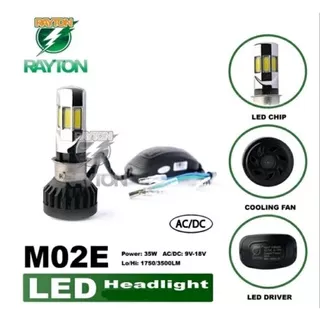 Lampu LED Motor 6 Sisi AC DC H6 H4 RTD 6 Mata 100% ORI RTD HARGA 1 BOX