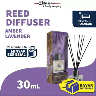Pewangi Ruangan Pengharum Kamar Aromaterapi Bayfresh Reed Diffuser Device Amber Lavender