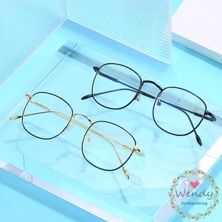 Anti Blue Light Glasses For Women Men Computer Glasses with PC Lens and Silicone Nose Pad Iron Vintage Style 
