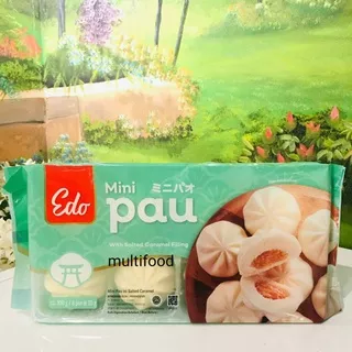 Mini pao edo / mini pau edo isi caramel / bakpao isi caramel halal