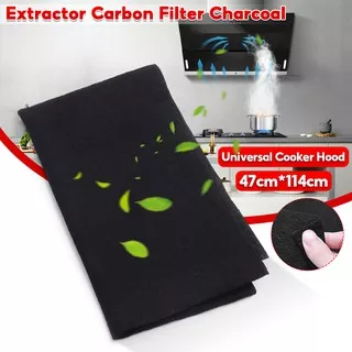 47*114cm Carbon Cooker Hood Filter Cut To Size Charcoal Vent Filter for All Hood