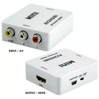 Converter Mini AV to HDMI - RCA AV to HDMI - Mini AV2HDMI