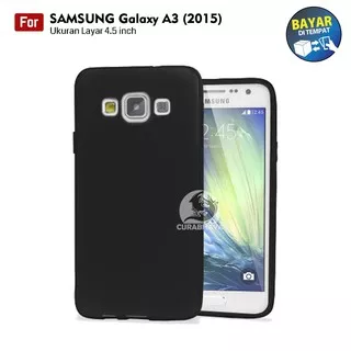 Darknight Samsung Galaxy A3 (2015) / A300 / Duos | Slim Case Black Matte Softcase