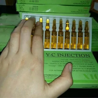 VC INJECTION ORIGINAL THAILAN PER BOX ISI 10 AMPUL / ECER PERAMPUL