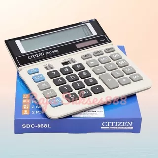 Citizen Calculator SDC-868L - Kalkulator Desktop Meja Kantor SDC 868L citizen