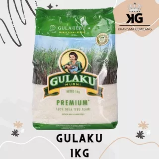 GULAKU - (1 PCS) GULAKU 1KG 500Gram Gula Pasir Gulaku Premium Hijau / Tebu Kuning Hellokity Gula Manis satu kilo