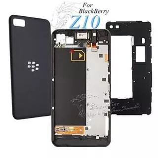 Bb Blackberry Z10 3g Ori Casing + Lcd + Tulang + Tutup Z10 Sim Atas
