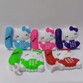 MAINAN ANAK TELEPON HELLO KITTY MAINAN TELEPON MAINAN ANAK PEREMPUAN MAINAN MURAH MAINAN ANAK LAKI