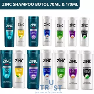 Zinc Shampoo Kemasan Botol Ukuran 70ml & 170ml