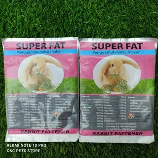Super Fat Serbuk 110 gr penggemuk & penambah nafsu makan kelinci