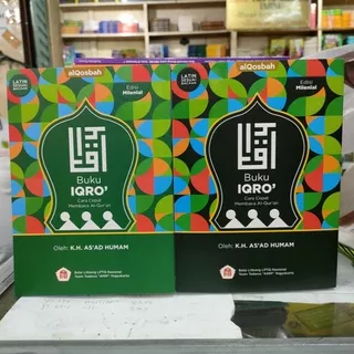 Buku iqro Millenial, Buku Iqro jilid 1 sampai jilid 6, full colour disertai latin terbaru tahun 2021