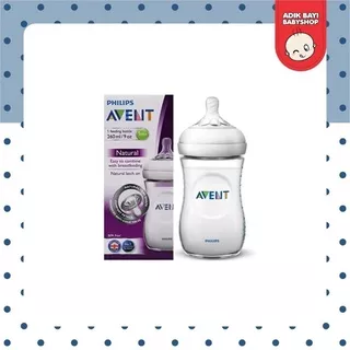 Botol Susu Bayi Dot Anak By Philips Avent Natural Bottle 260ml Single Double | Botol Dot Minum Susu Bayi Wideneck Murah 1m+ | Philips Avent Classic+ Classic Single Pack bottle PP 4Oz 125ml 125 ml / 260ml 260 ml 9Oz Botol Susu