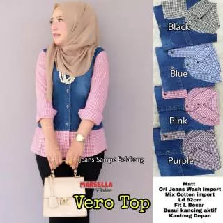 VERO TOP blouse atasan wanita ORIGINAL Marsella