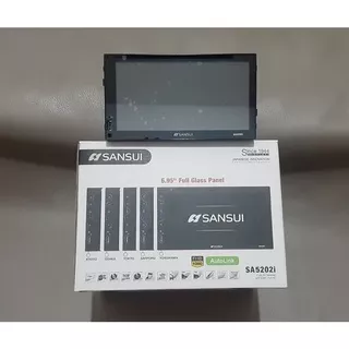 Head unit double din audio mobil 6.95 SANSUI sa5202i sa 5202i 5202 i TOKYO Full Glass Panel