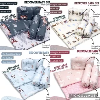 BED COVER SET/SELIMUT BAYI/KASUR BAYI/BED COVER BABY/BED COVER BAYI/BEDCOVER