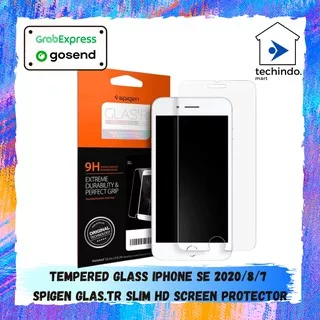 Tempered Glass Anti Gores iPhone SE 2022 / 2020 / 8 / 7 Spigen Glas.Tr Slim HD Screen Protector