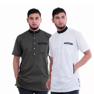 Baju Koko Arys Baju Koko pria Lengan Pendek Koko Terbaru Model Elegan Model Terbaru