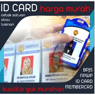 ID CARD | MEMBER CARD | ID CARD BAHAN PVC
