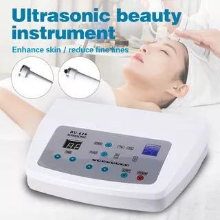 COD 2 in 1 Ultrasonic Alat Detox Wajah Ultrasound Setrika Wajah Detoks