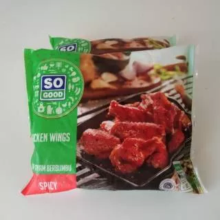 Sayap Ayam Berbumbu So Good Chicken Spicy Wings 400Gram frozenfood