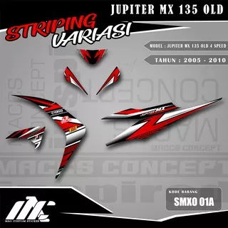 STRIPING VARIASI JUPITER MX 135 OLD - SMXO 01 - STIKER VARIASI LIST MOTOR JUPITER RACING BEST SELLER