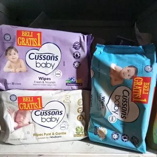 Cussons Baby Wipes Mild & Gentle atau Naturally Refreshing