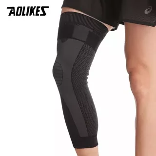 7815 Aolikes Knee Long Sleeve Wrap Pad Guard Deker Lutut Kaki Support
