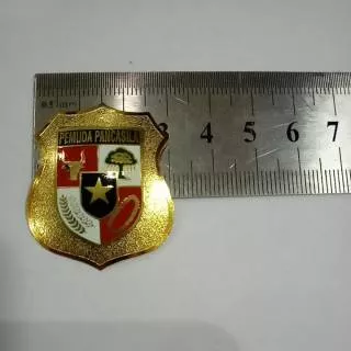 Pin Bros Lencana Pemuda Pancasila PP kuningan magnet kualitas bagus