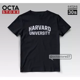 Kaos Tshirt Baju Combed 30S Distro Harvard University | kaos custom pria wanita