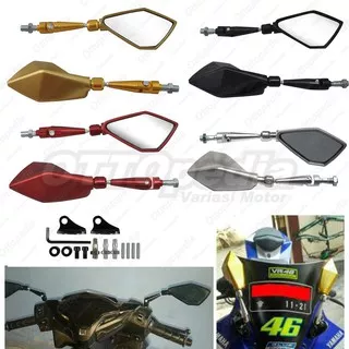 Kaca Spion Sepion Motor Beat CW Karbu FI Scoopy Karbu Fi Variasi Fairing Tomok Kapak 2772 Universal