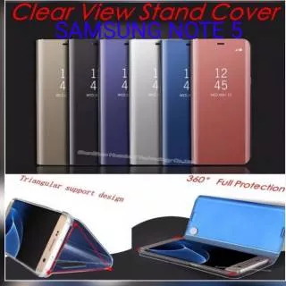 KANGTAU FLIP COVER MIRROR SAMSUNG NOTE 5 . AUTO LOCK