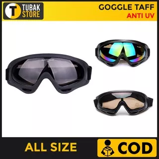 Kacamata Taff Goggles Ski /  Kacamata Outdoor Anti debu Pelindung Mata Berkualitas