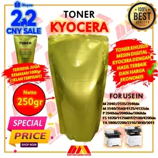 TONER KYOCERA 250 GRAM SERIES M3660IDN / M (2640 2540 2040 2535) DN - BUBUK TINTA REFILL COMPATIBLE