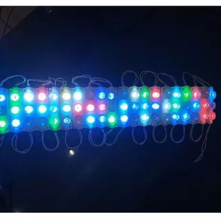 LED modul RGB 3 mata 12 dan 24 volt merah biru hijau, variasi truk mobil