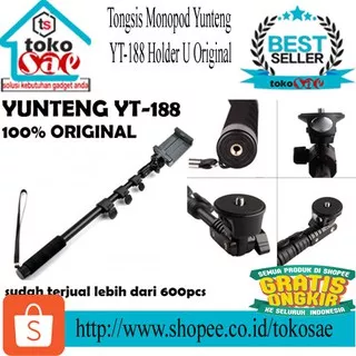 Tongsis Monopod Yunteng YT-188 Holder U Original