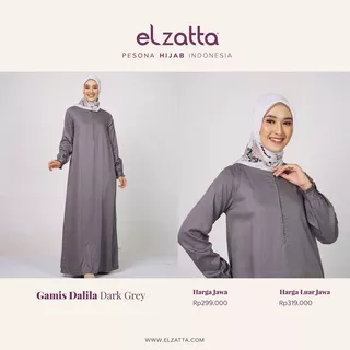 Elzatta gamis elzatta dress rayon baju wanita baju muslim wanita dauky busui gamis dalila