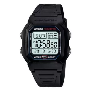 CASIO ORIGINAL W-800H-1A W 800H 1A 800 H W800 JAM TANGAN PRIA RS JAM DUNIA JAMDUNIA