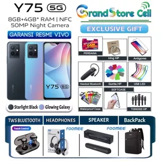 VIVO Y75 5G RAM 8/128 GB | VIVO Y 75 5G NFC RAM 12/128 GB GARANSI RESMI VIVO INDONESIA