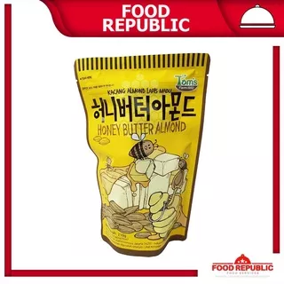 TOM HONEY BUTTER ALMOND 210 GR TOMS FARM KOREA SNACK CEMILAN