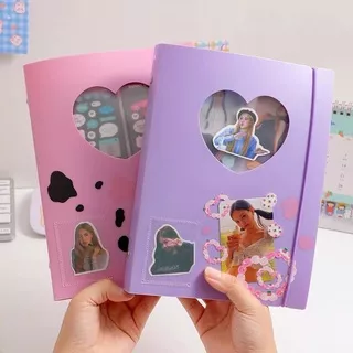 [HARU] Heart Binder/ Binder Photocard A5 6 ring / A5 KPOP Album Photocard PC / Binder Journaling Korean Style