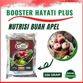 Booster Hayati pupuk Apel 250 gr, Pupuk untuk Pohon Buah apel india Agar Cepat Berbuah