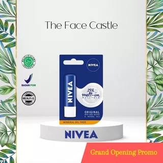 NIVEA Lip Balm Original Essential Care 4.8G Original BPOM
