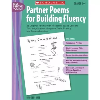 Scholastic Partner Poems for Building Fluency Grades 2-4 | Buku Latihan Membaca / Bacaan Inggris Anak SD