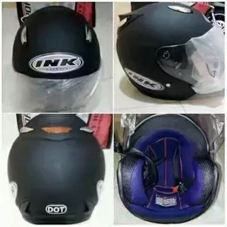 Helm Centro Helm ink centro best1 vry - hitam dof dop murah banget Berkualitas