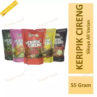 [ TERLARIS & TERPERCAYA ] keripik cireng sikaya - kripik cireng aneka rasa Medium Size